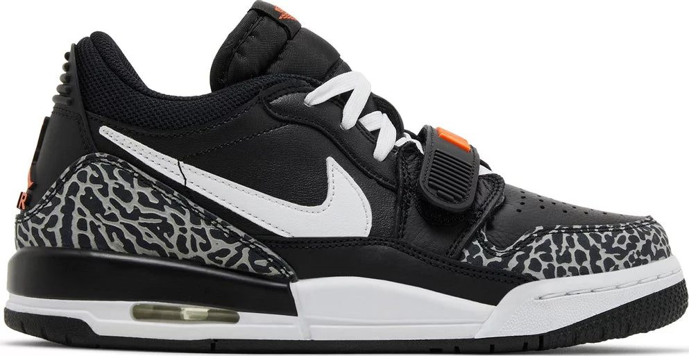 Jordan Legacy 312 Low GS 'Black White Safety Orange'