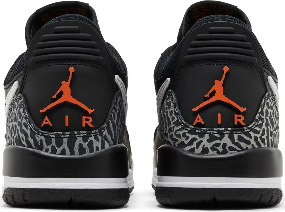 Jordan Legacy 312 Low GS 'Black White Safety Orange' – Image 5