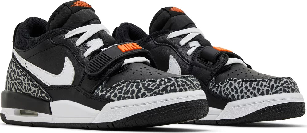 Jordan Legacy 312 Low GS 'Black White Safety Orange' – Image 6