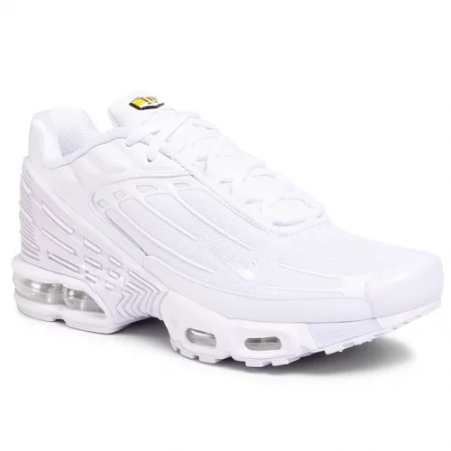 NIKE AIR MAX PLUS 3 TRIPLE WHITE – Image 2