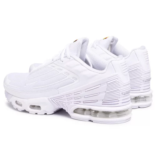 NIKE AIR MAX PLUS 3 TRIPLE WHITE – Image 4