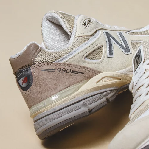 Teddy Santis x New Balance  990v4 Made in USA 'Limestone' (Réf : U990TE4) – Image 5