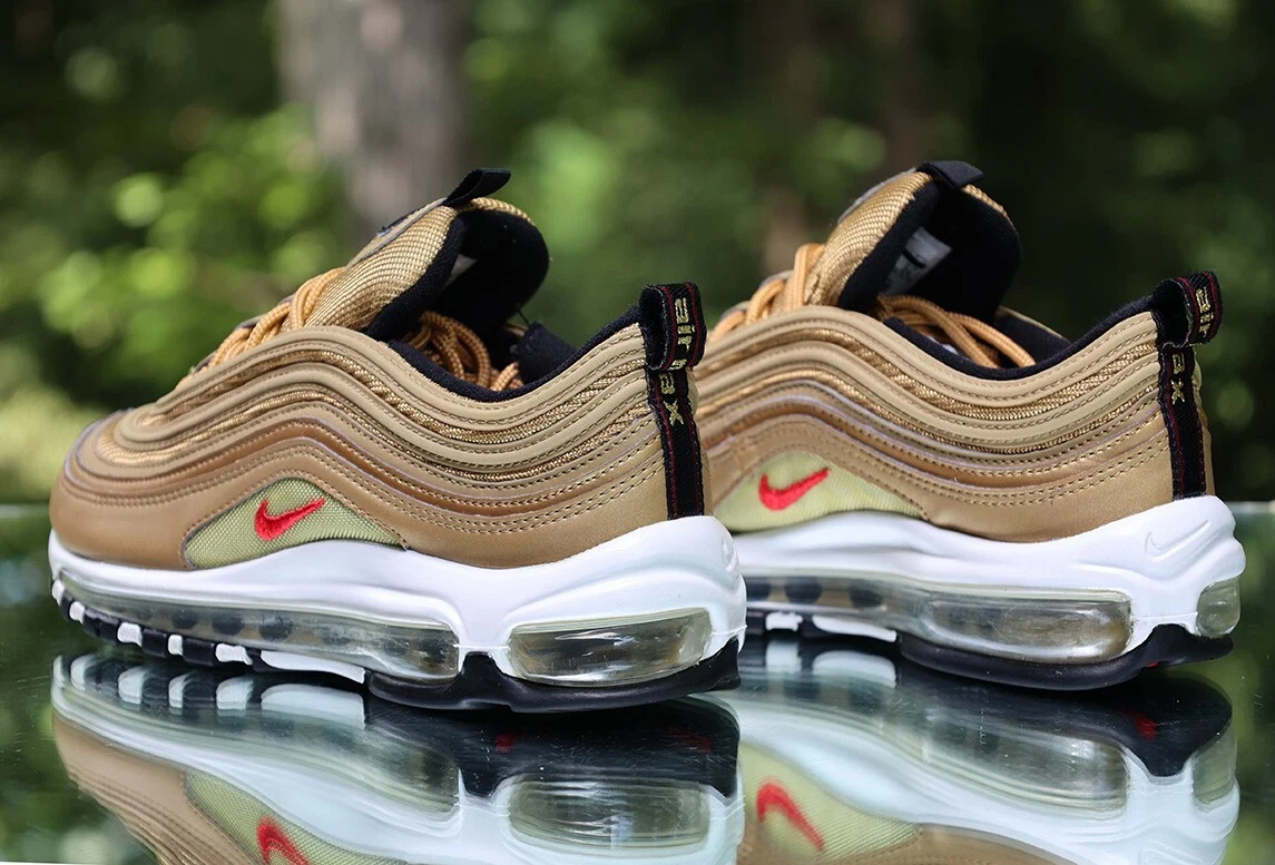 Nike Air Max 97 OG QS GS 'Metallic Gold' – Image 8