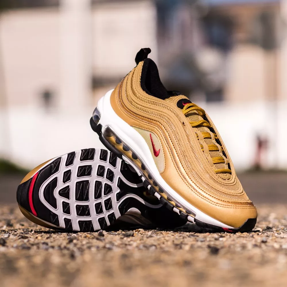 Nike Air Max 97 OG QS GS 'Metallic Gold' – Image 9