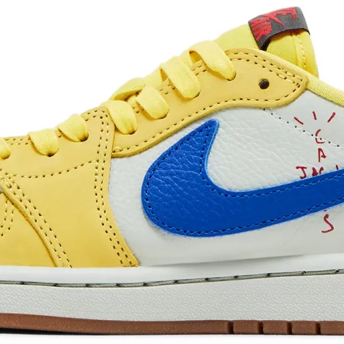 Travis Scott x Air Jordan 1 Low OG Canary Elkins-1