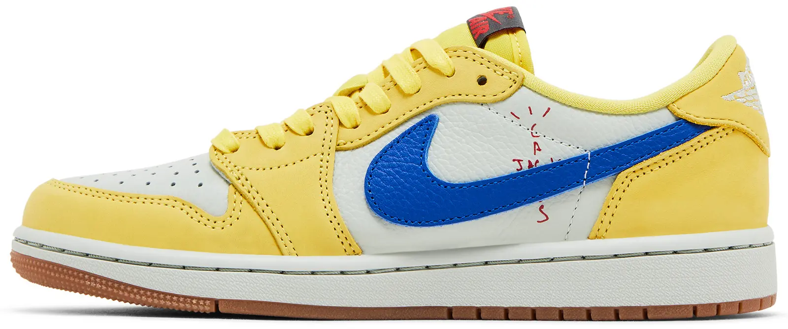 Travis Scott x Air Jordan 1 Low OG Canary Elkins-1