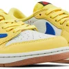 Travis Scott x Air Jordan 1 Low OG Canary Elkins-4